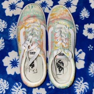 Vans White Canvas Sneakers Low-Top